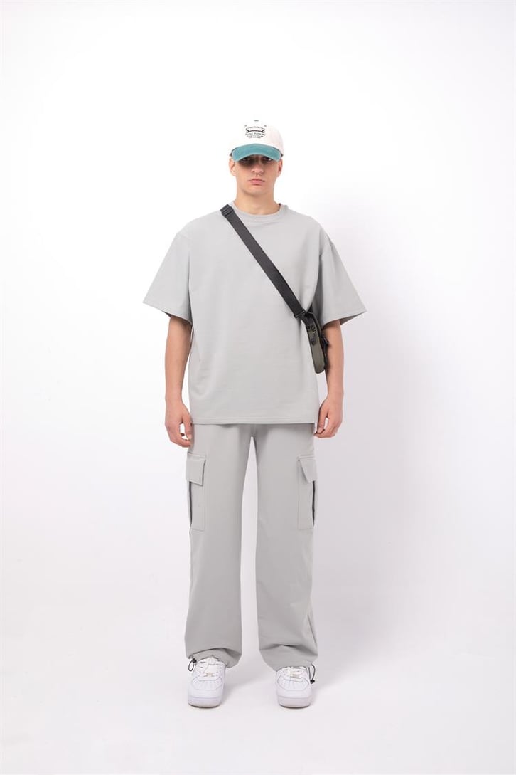 Flaw Atelier Basic Premium Buz Gri Eşofman Takımı