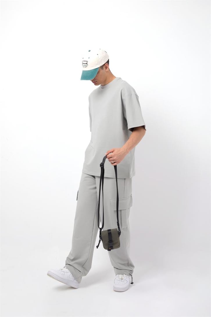 Flaw Atelier Basic Premium Buz Gri Eşofman Takımı