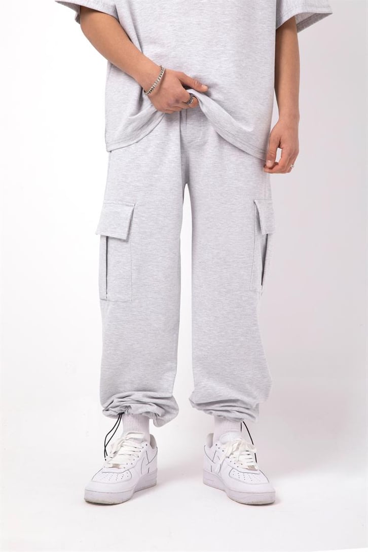 Flaw Atelier Basic Premium Gri Eşofman Takımı