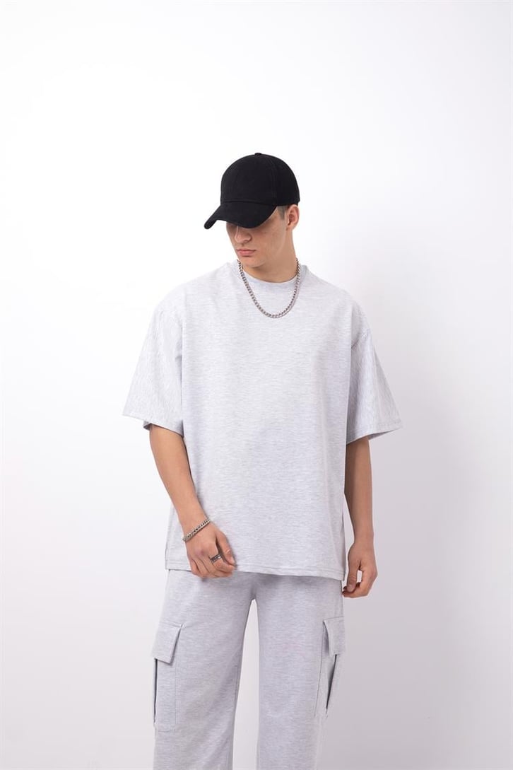 Flaw Atelier Basic Premium Gri Eşofman Takımı