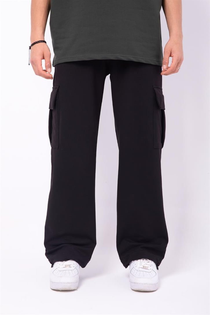 Flaw Atelier Basic Premium Haki-Siyah Eşofman Takımı