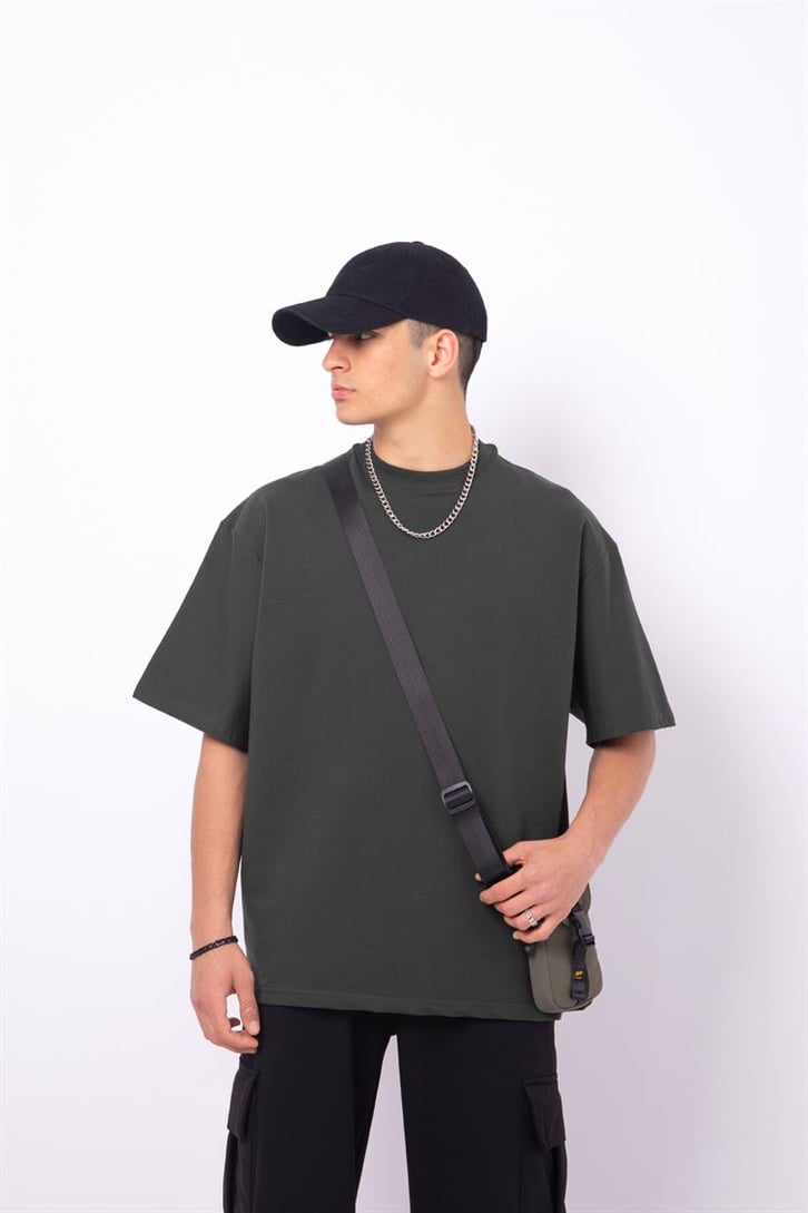 Flaw Atelier Basic Premium Haki-Siyah Eşofman Takımı