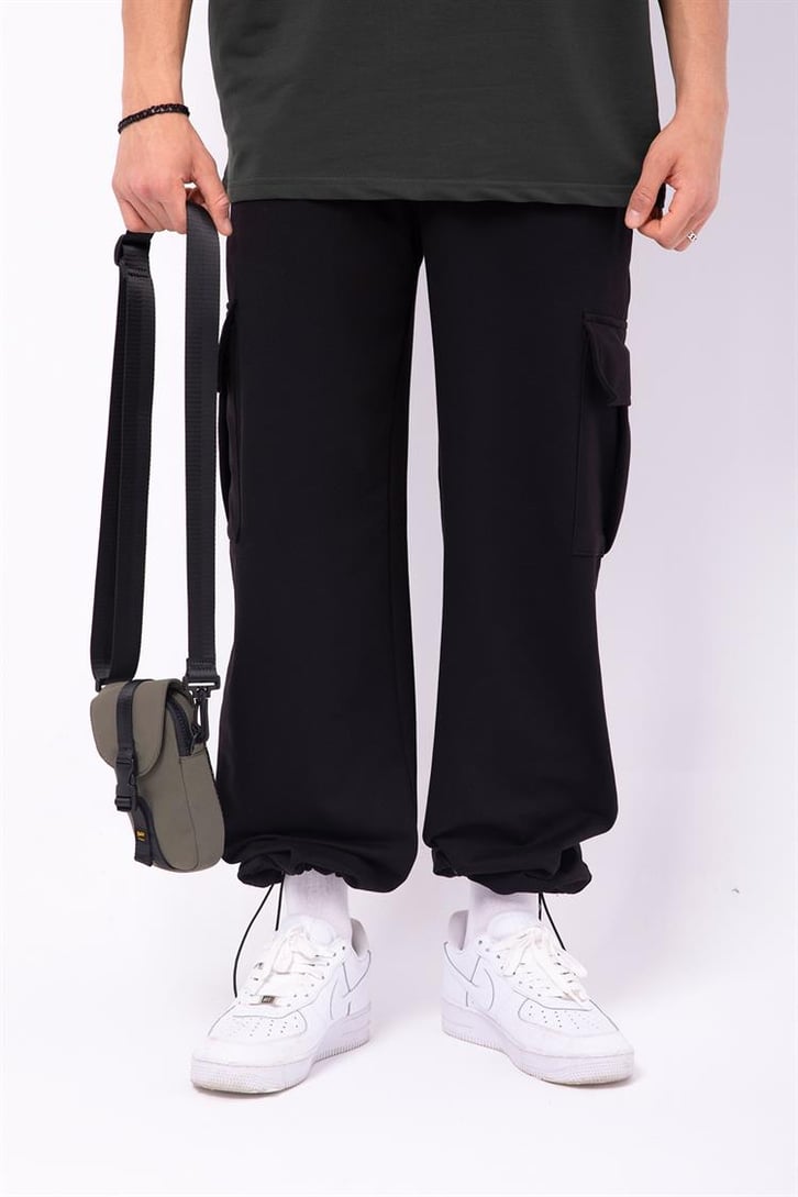 Flaw Atelier Basic Premium Haki-Siyah Eşofman Takımı