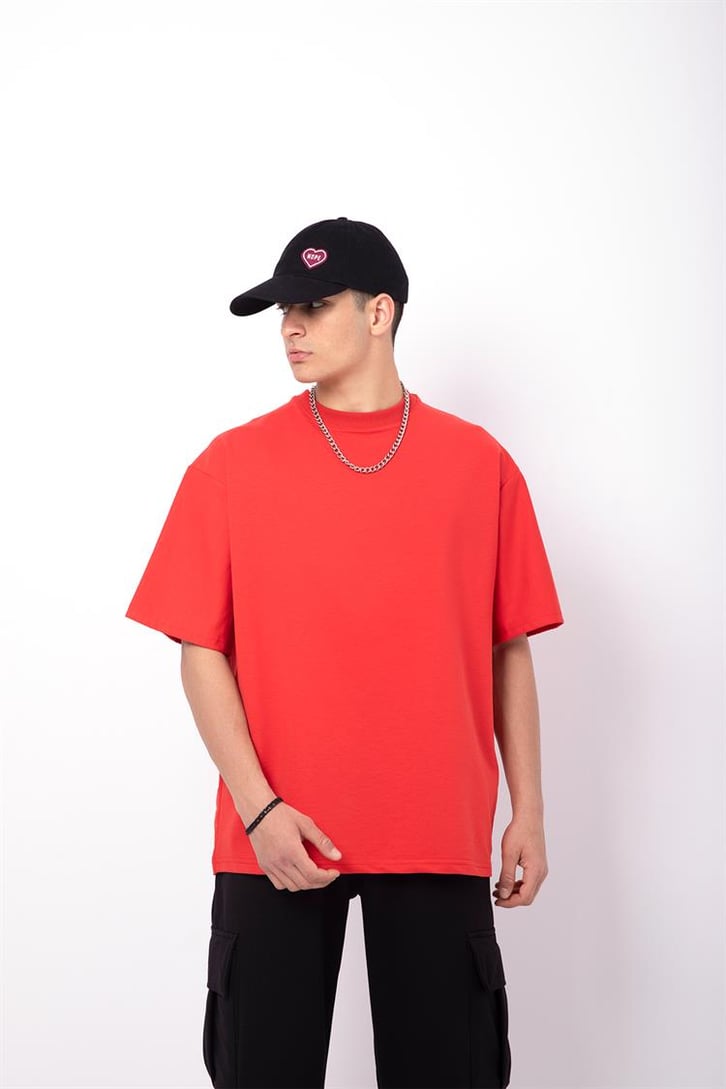 Flaw Atelier Basic Premium Kırmızı-Siyah Eşofman Takımı