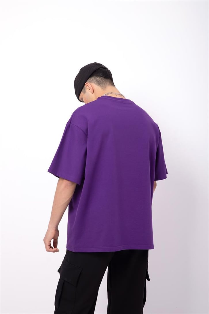 Flaw Atelier Basic Premium Mor-Siyah Eşofman Takımı