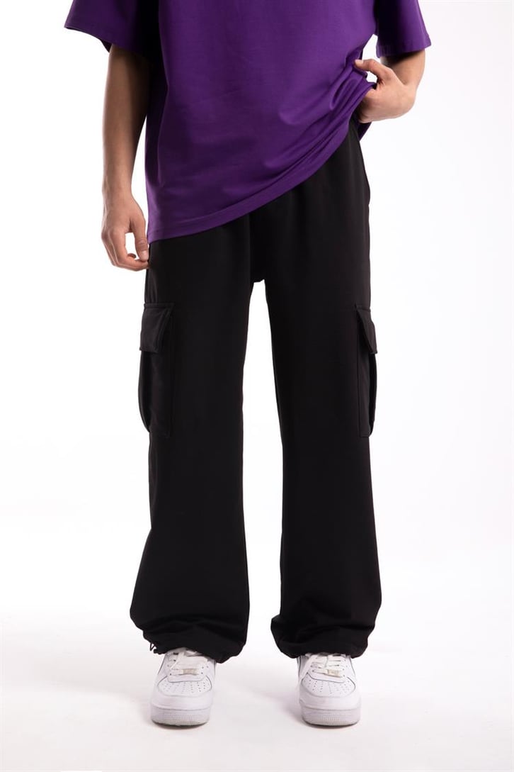Flaw Atelier Basic Premium Mor-Siyah Eşofman Takımı