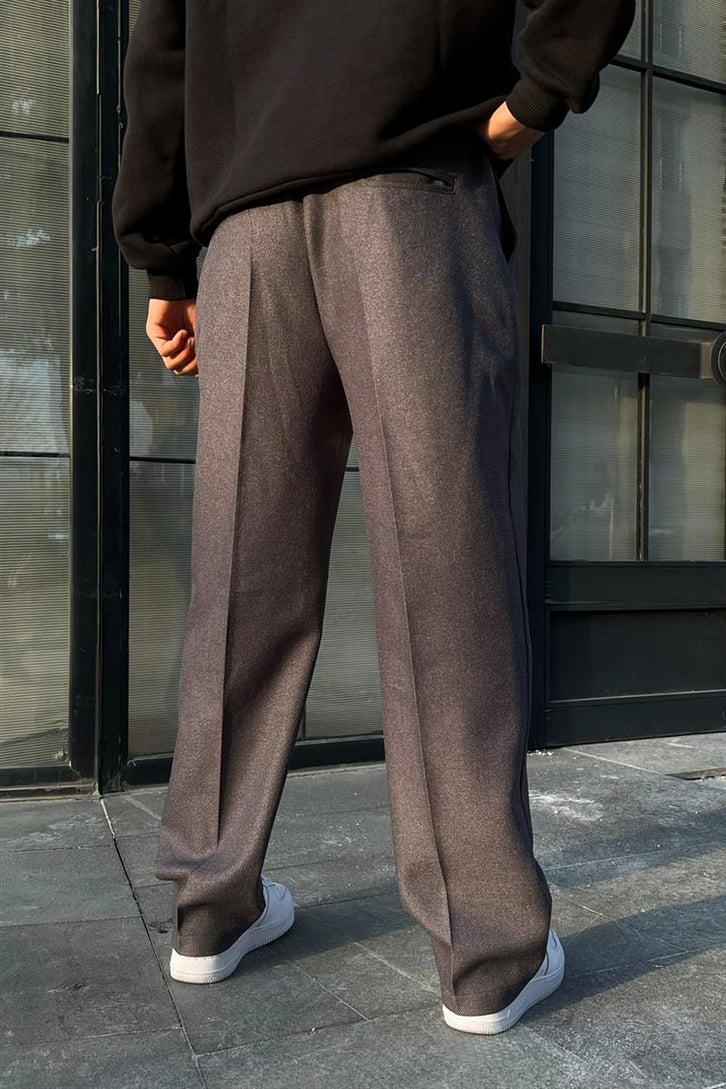 Flaw Atelier Bel Lastikli Füme Kumaş Pantolon