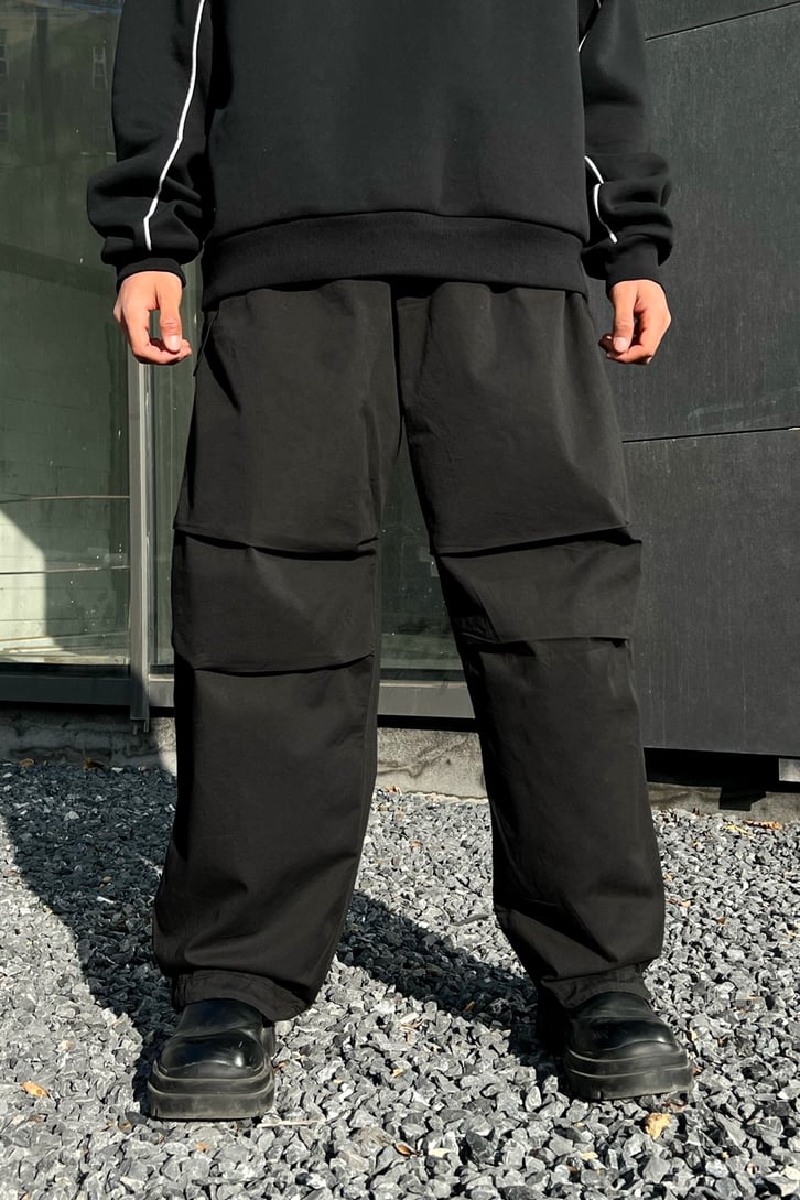 Flaw Atelier Bel Lastikli Paraşüt Kumaş Pantolon