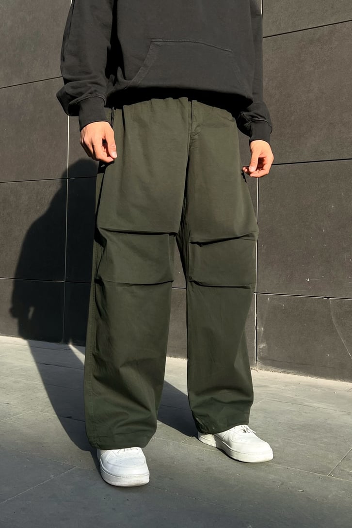 Flaw Atelier Bel Lastikli Paraşüt Kumaş Pantolon