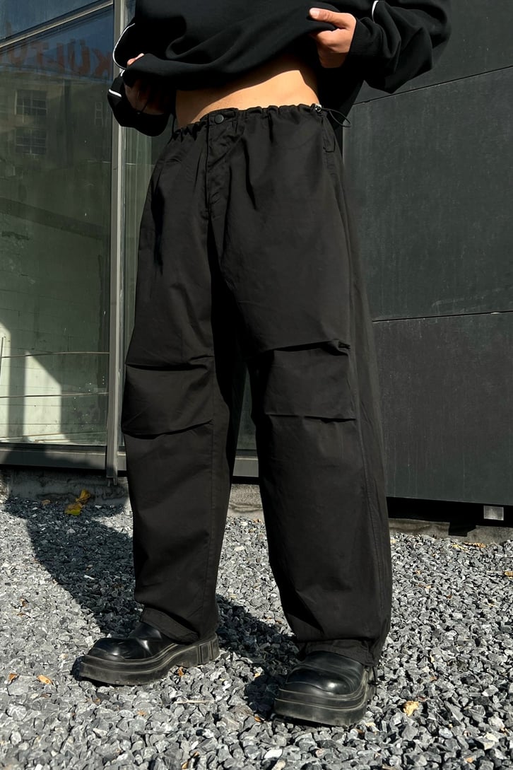 Flaw Atelier Bel Lastikli Paraşüt Kumaş Pantolon