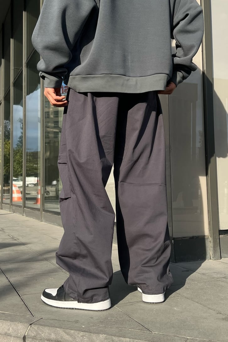 Flaw Atelier Bel Lastikli Paraşüt Kumaş Pantolon