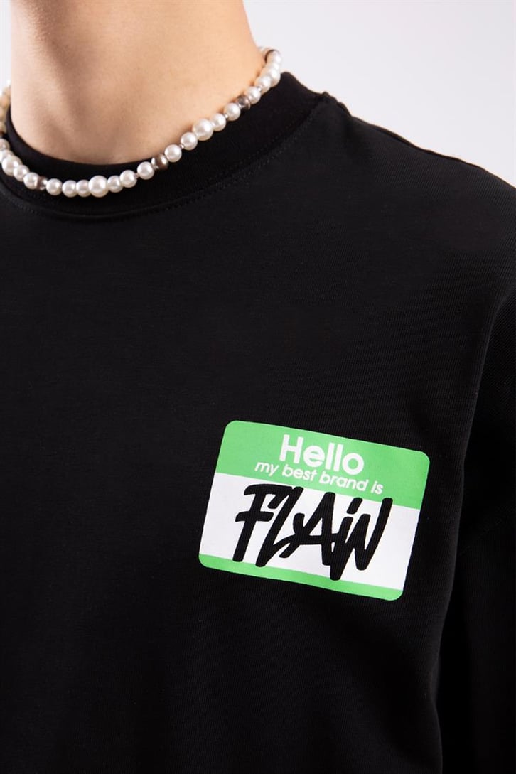 Flaw Atelier Best Brand Flaw Printed Oversize Tshirt