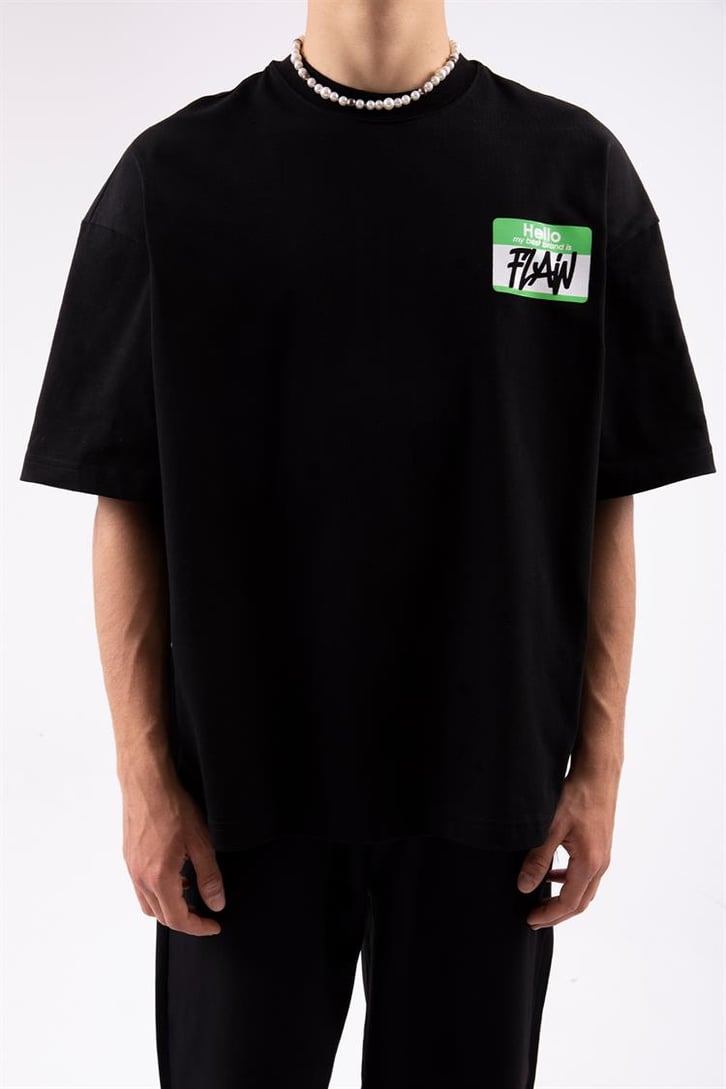 Flaw Atelier Best Brand Flaw Printed Oversize Tshirt