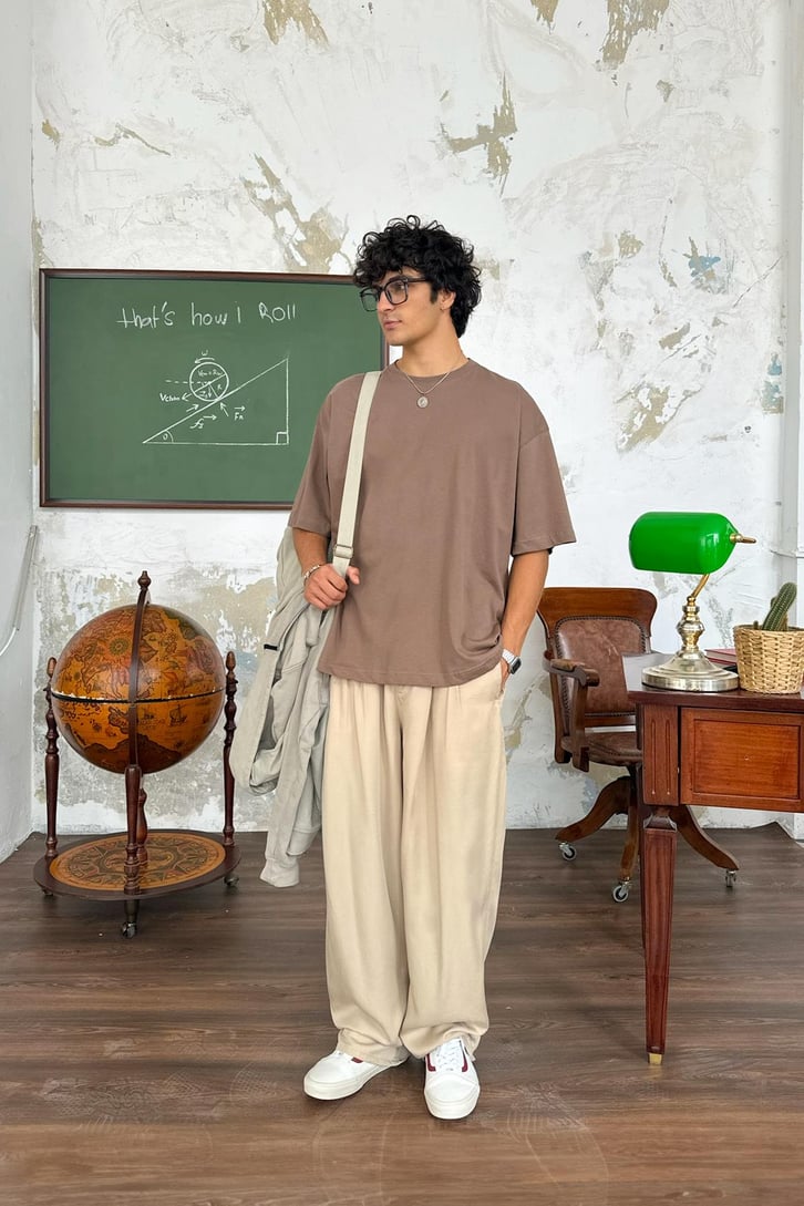 Flaw Atelier Bisiklet Yaka Basic Tişört
