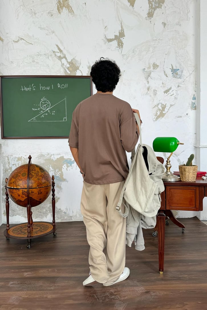 Flaw Atelier Bisiklet Yaka Basic Tişört