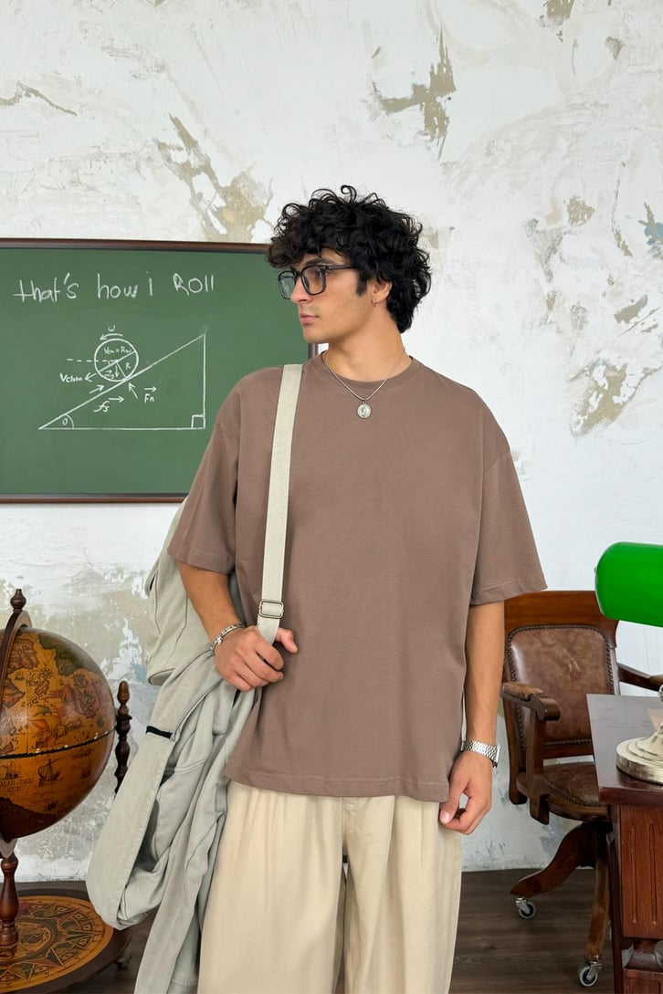 Flaw Atelier Bisiklet Yaka Basic Tişört
