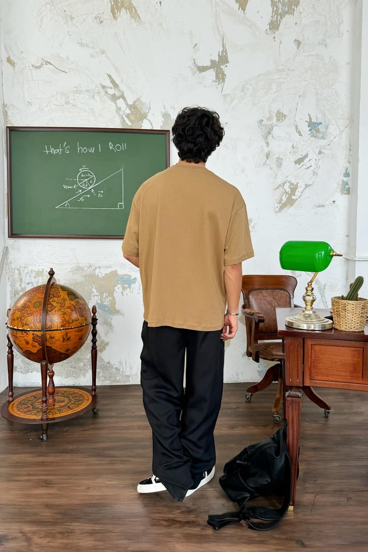 Flaw Atelier Bisiklet Yaka Basic Tişört