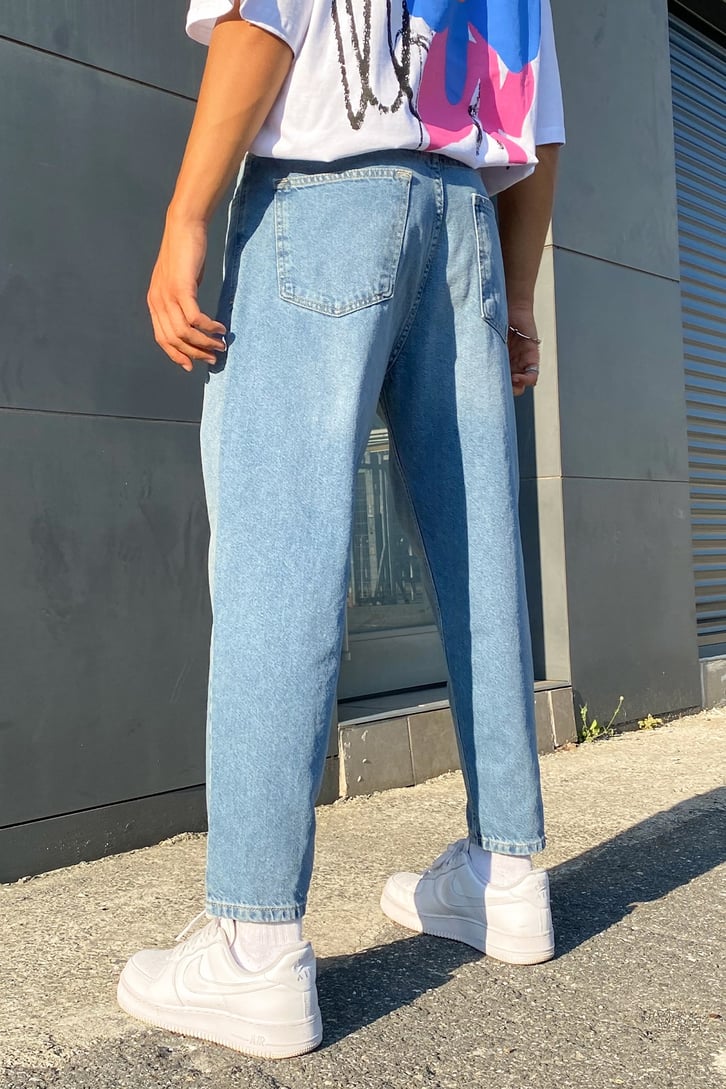 Flaw Atelier Buz Mavi Mom Fit Jean