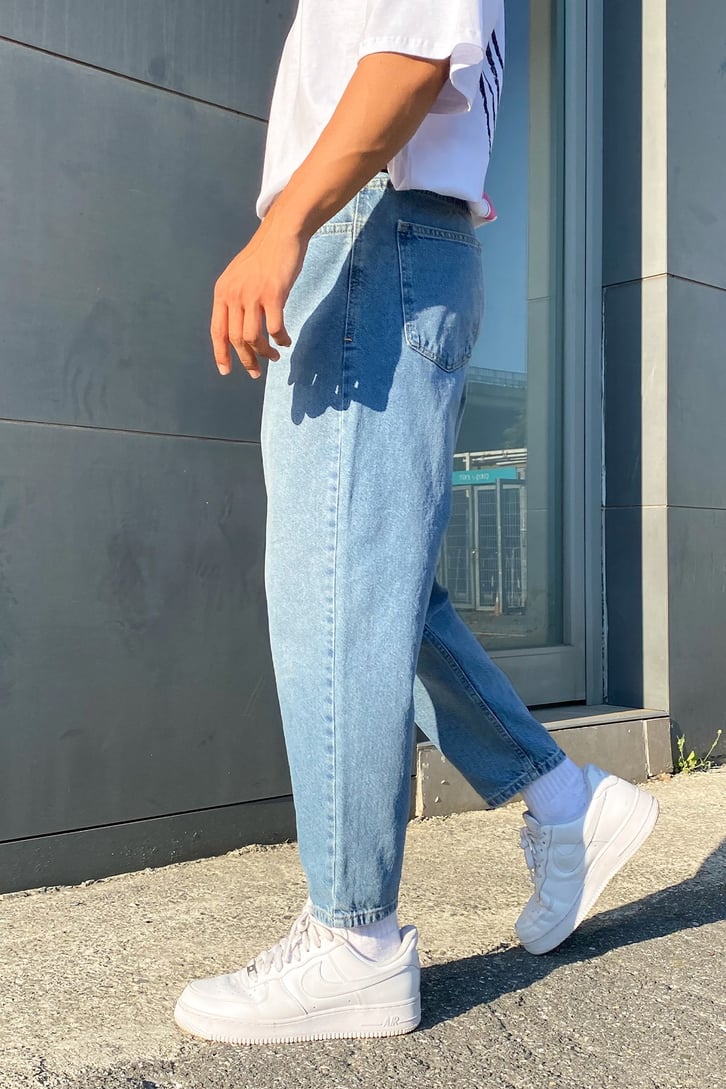 Flaw Atelier Buz Mavi Mom Fit Jean