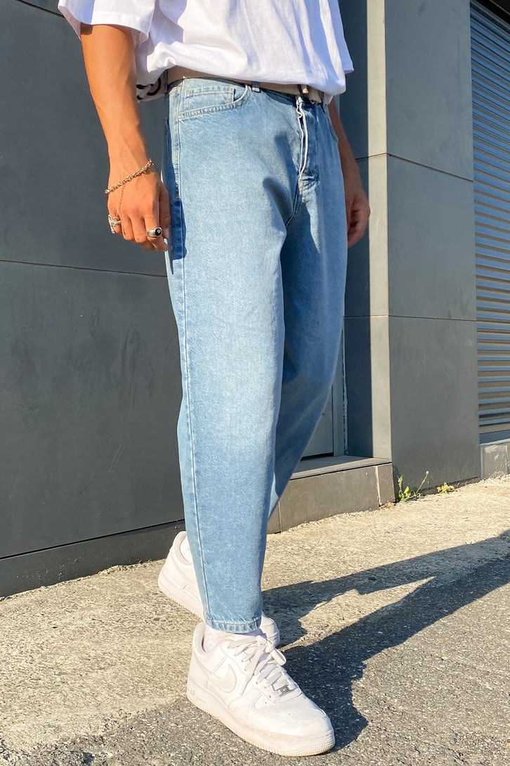 Flaw Atelier Buz Mavi Mom Fit Jean