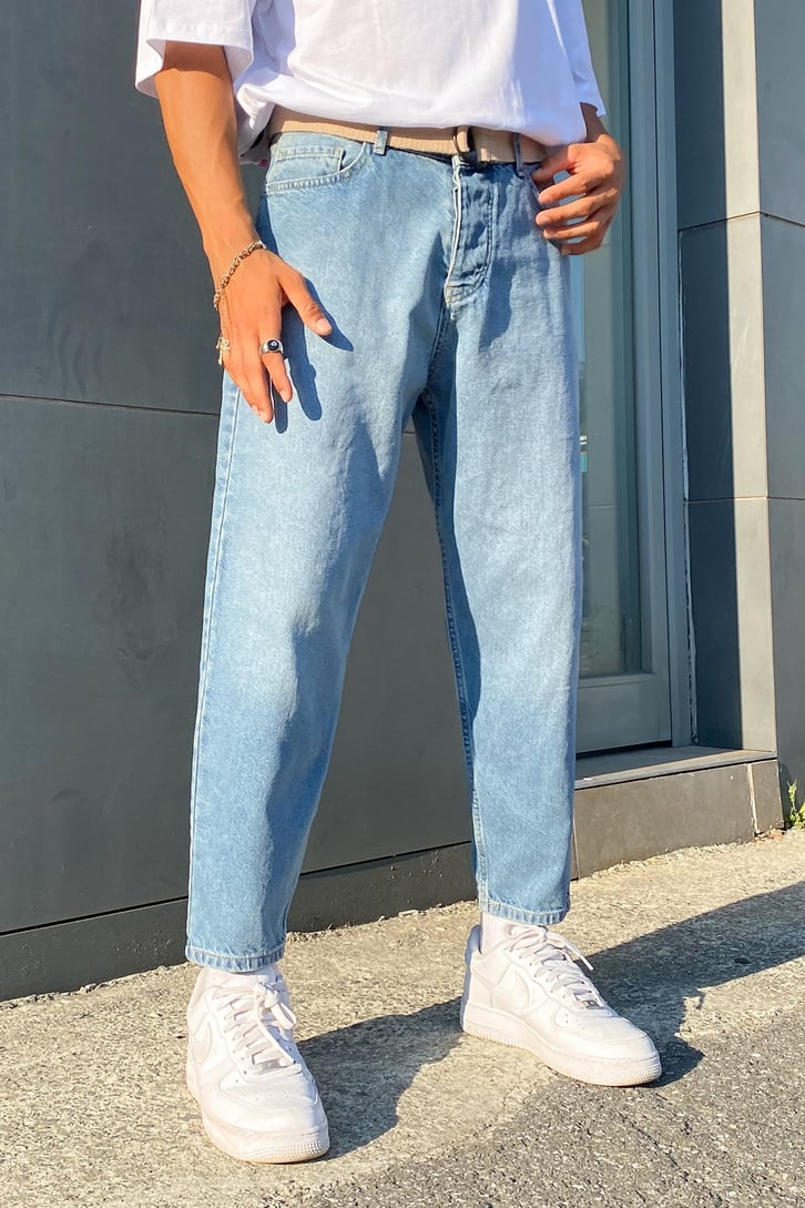 Flaw Atelier Buz Mavi Mom Fit Jean