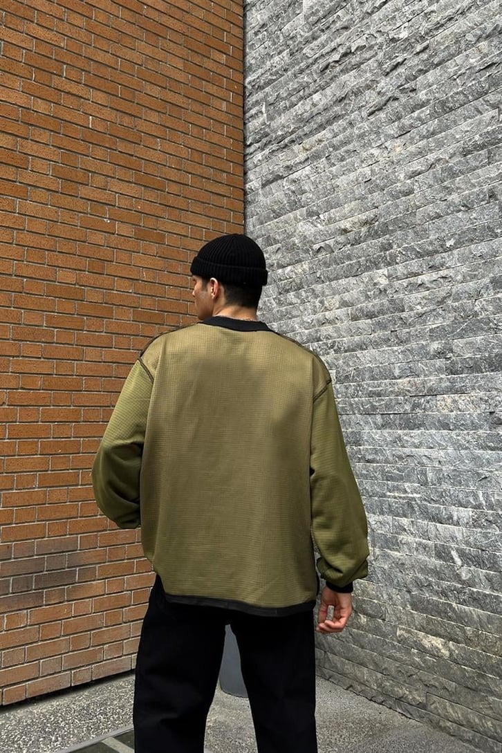 Flaw Atelier Çift Taraflı Siyah Sweatshirt
