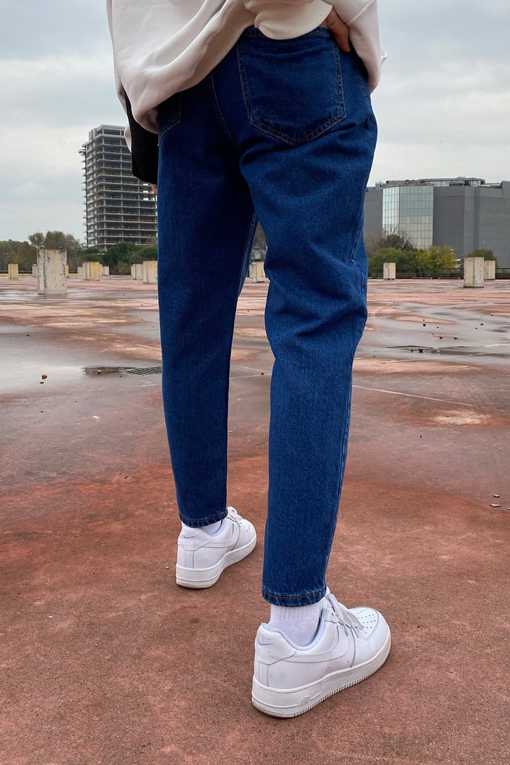 Flaw Atelier Dark Blue Mom Fit Jean