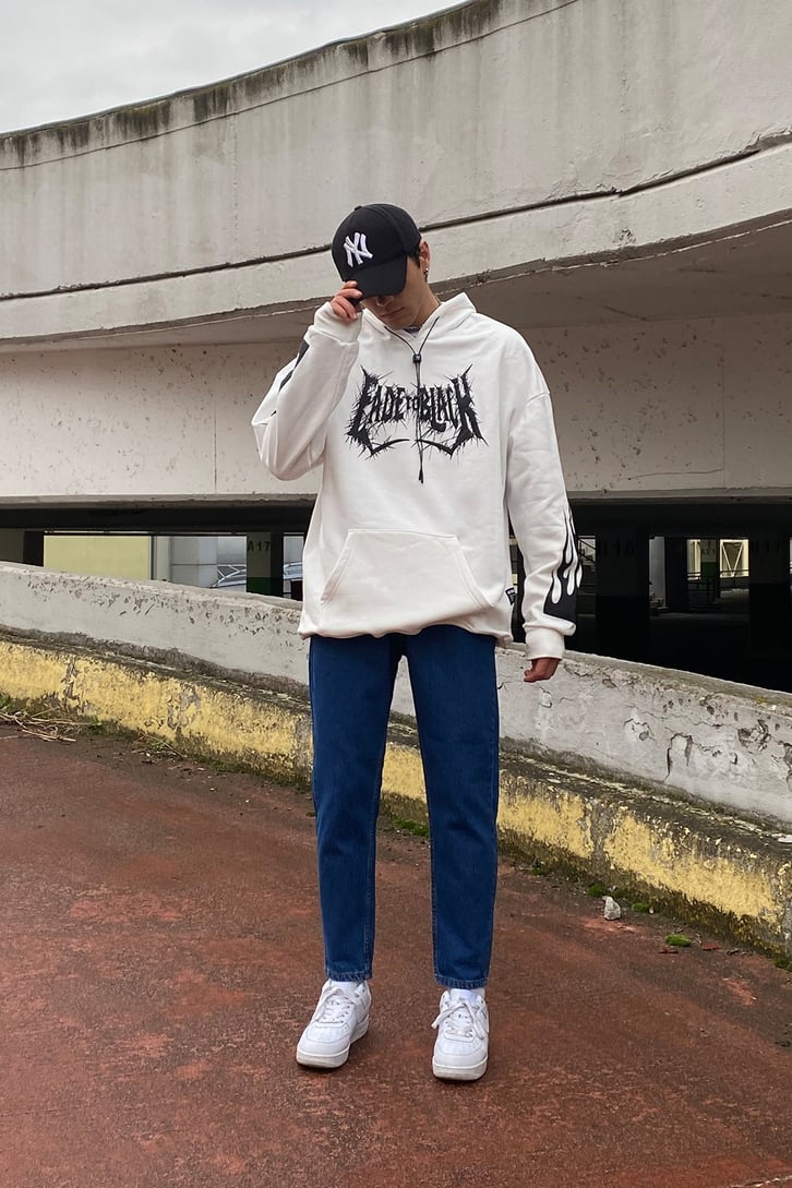 Flaw Atelier Dark Blue Mom Fit Jean