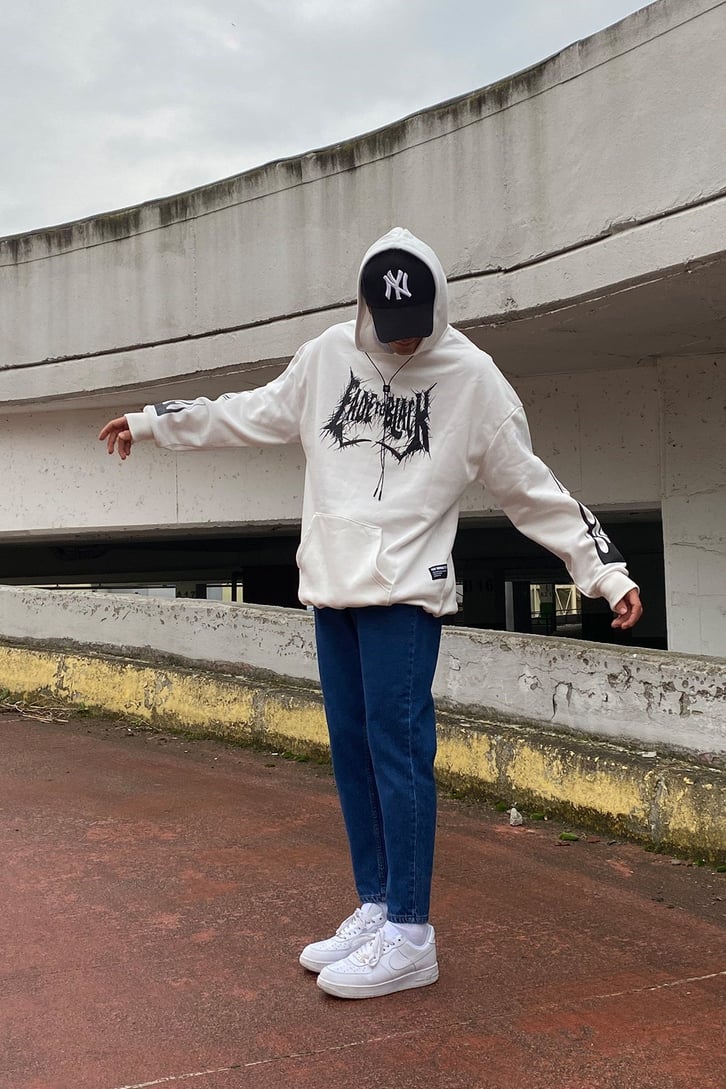 Flaw Atelier Dark Blue Mom Fit Jean
