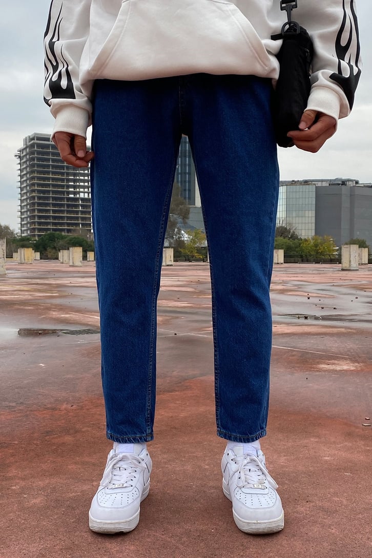 Flaw Atelier Dark Blue Mom Fit Jean