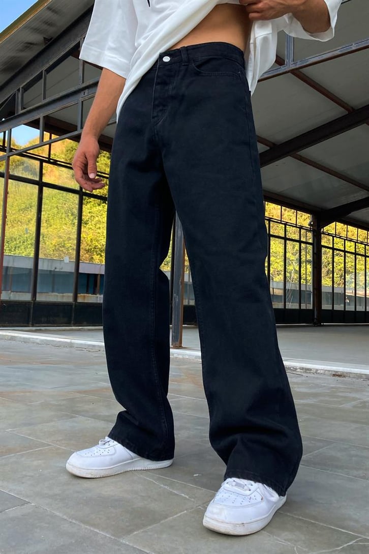 Flaw Atelier Dark Space Basic Losse Fit Jean