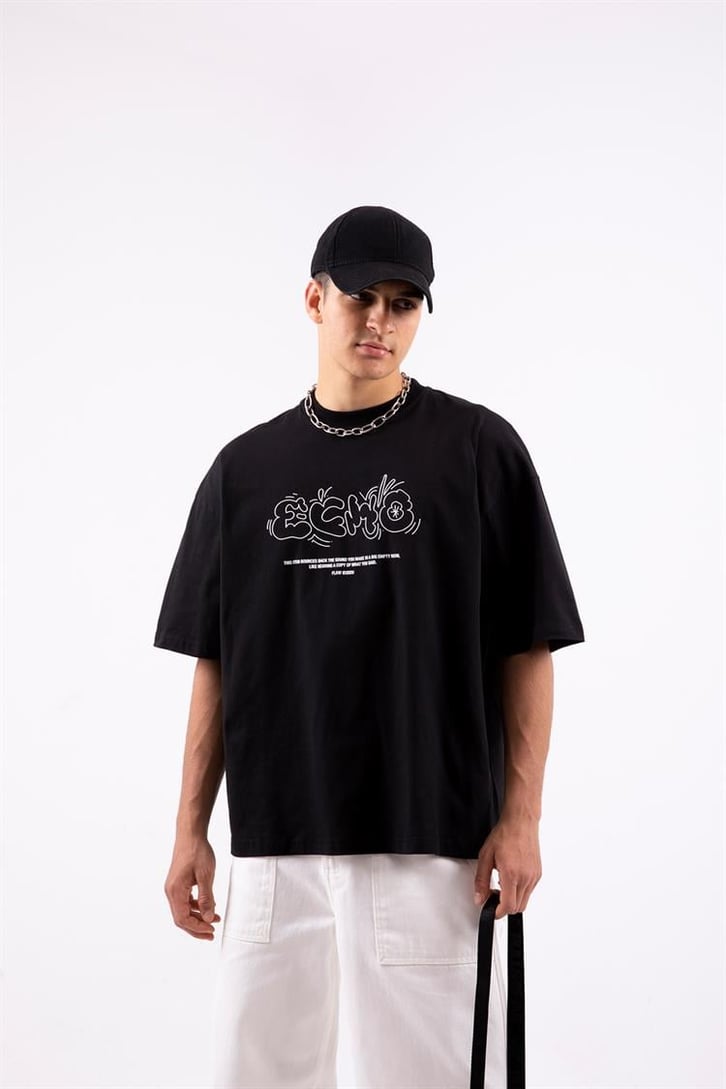 Flaw Atelier Echo Printed Oversize Tshirt