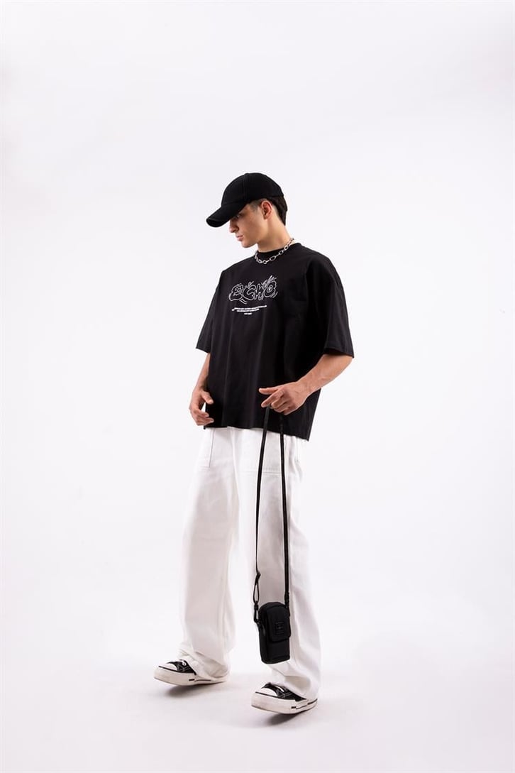 Flaw Atelier Echo Printed Oversize Tshirt