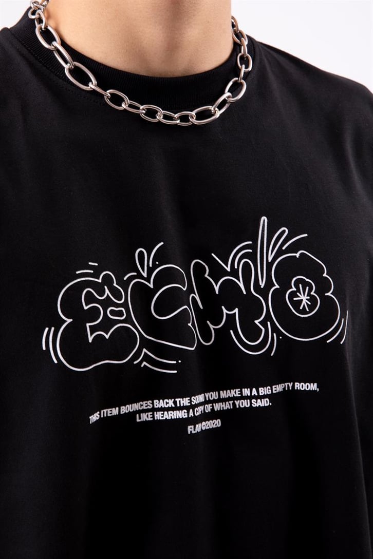 Flaw Atelier Echo Printed Oversize Tshirt