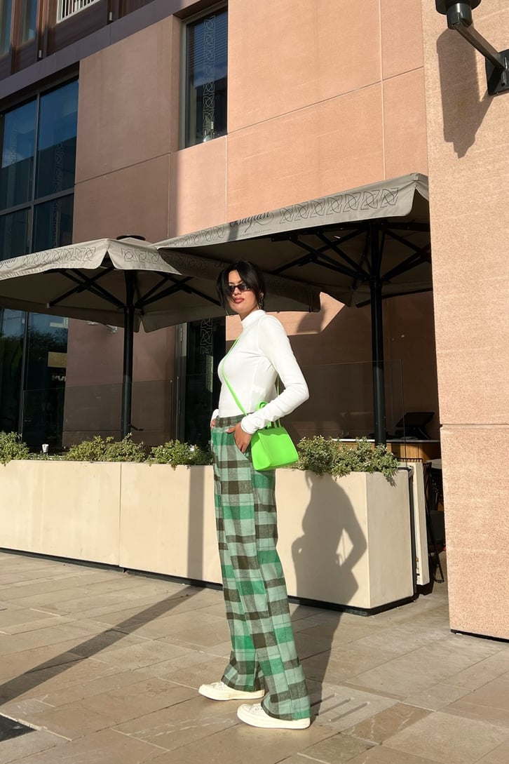 Flaw Atelier Ekose Kalın Kumaş Pijama Eşofman