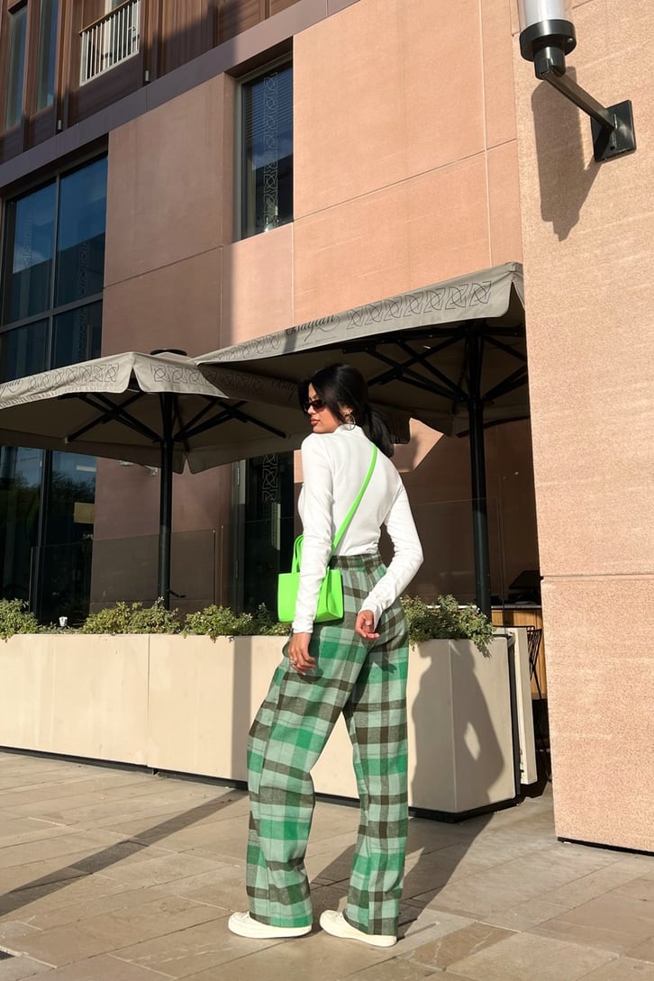 Flaw Atelier Ekose Kalın Kumaş Pijama Eşofman
