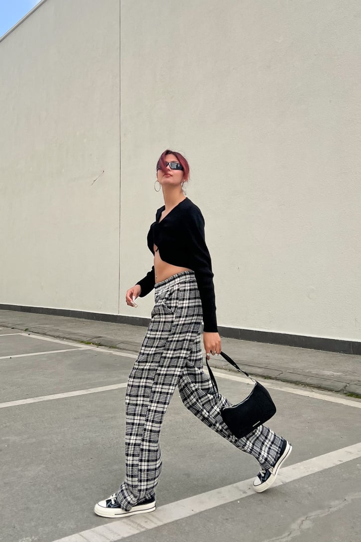 Flaw Atelier Ekose Kalın Kumaş Pijama Eşofman