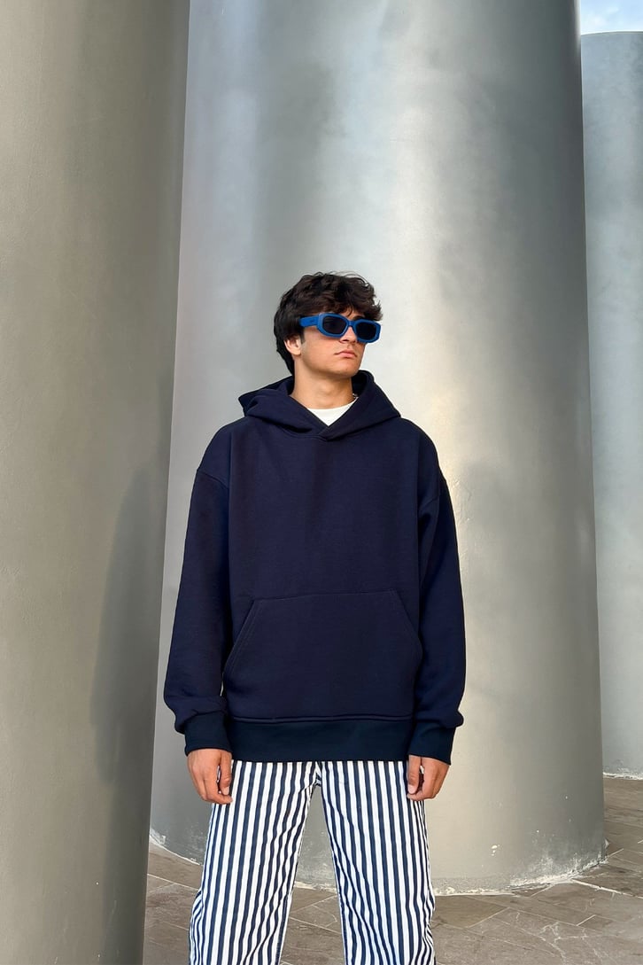 Flaw Atelier Flaw Kol Nakışlı Oversize Sweatshir