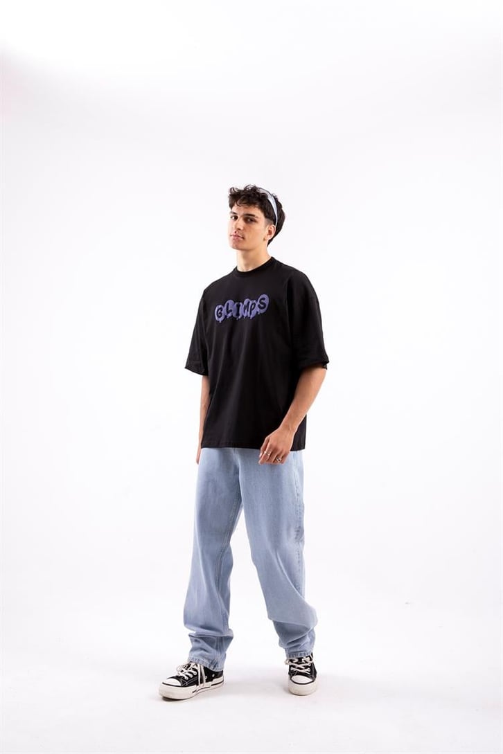 Flaw Atelier Glimps Printed Beyaz Oversize Tshirt