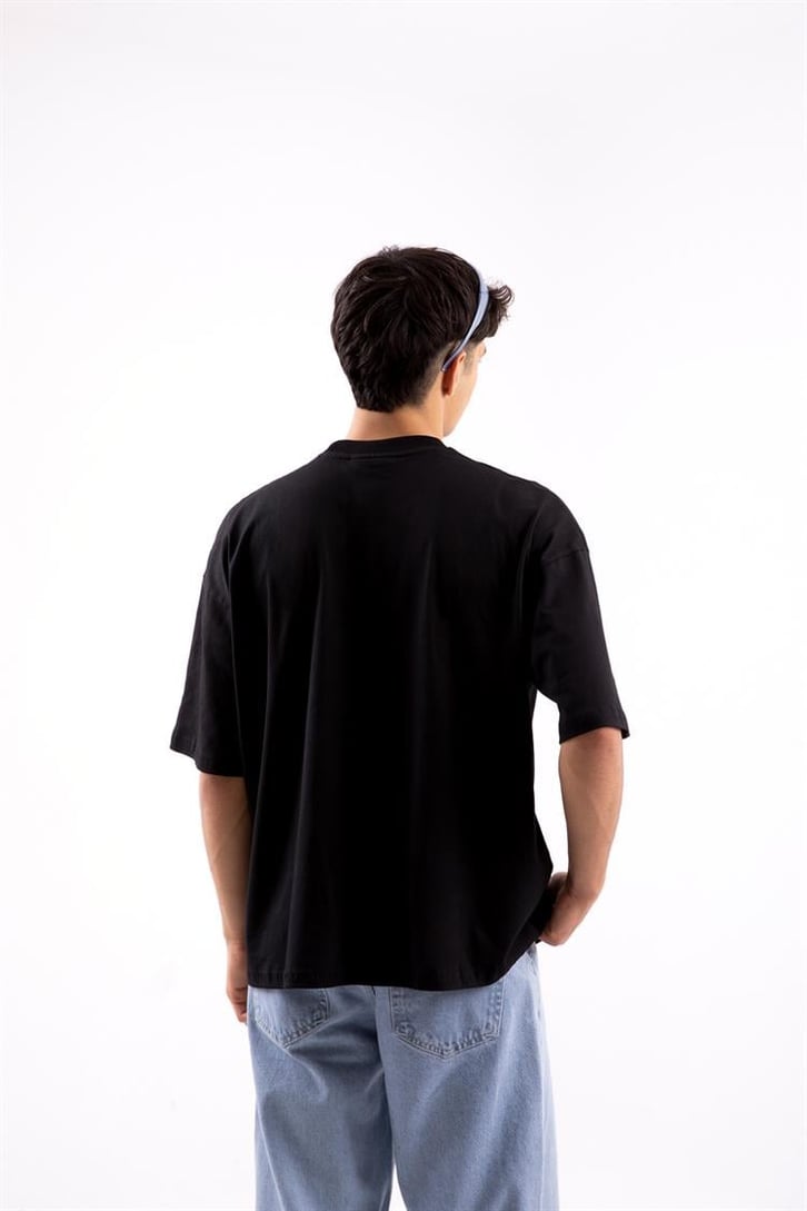 Flaw Atelier Glimps Printed Beyaz Oversize Tshirt