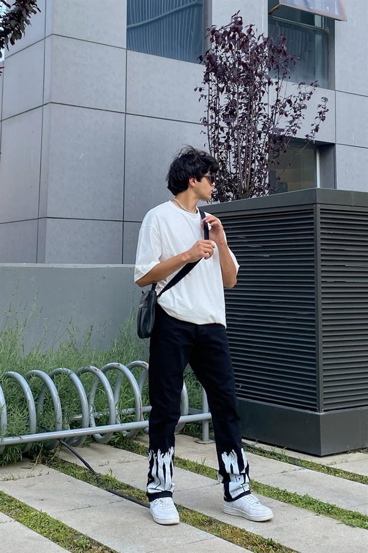 Flaw Atelier Hand Printed Regular Fit Jean