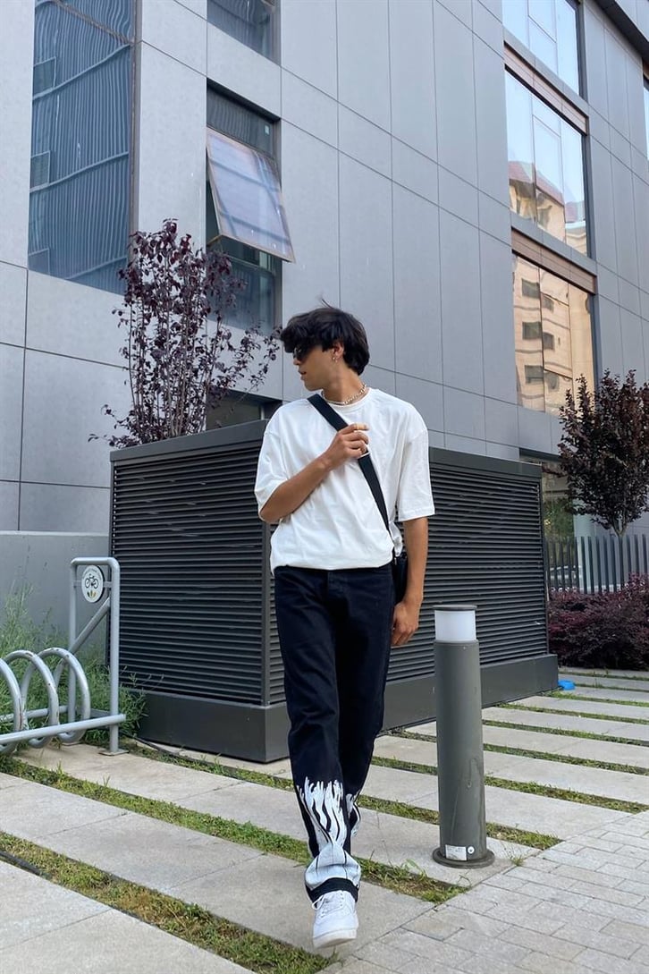 Flaw Atelier Hand Printed Regular Fit Jean