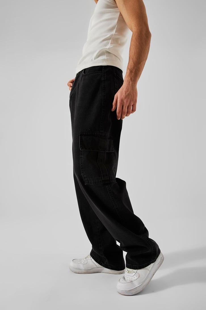 Flaw Atelier Kargo Cepli Dark Space Baggy Jean