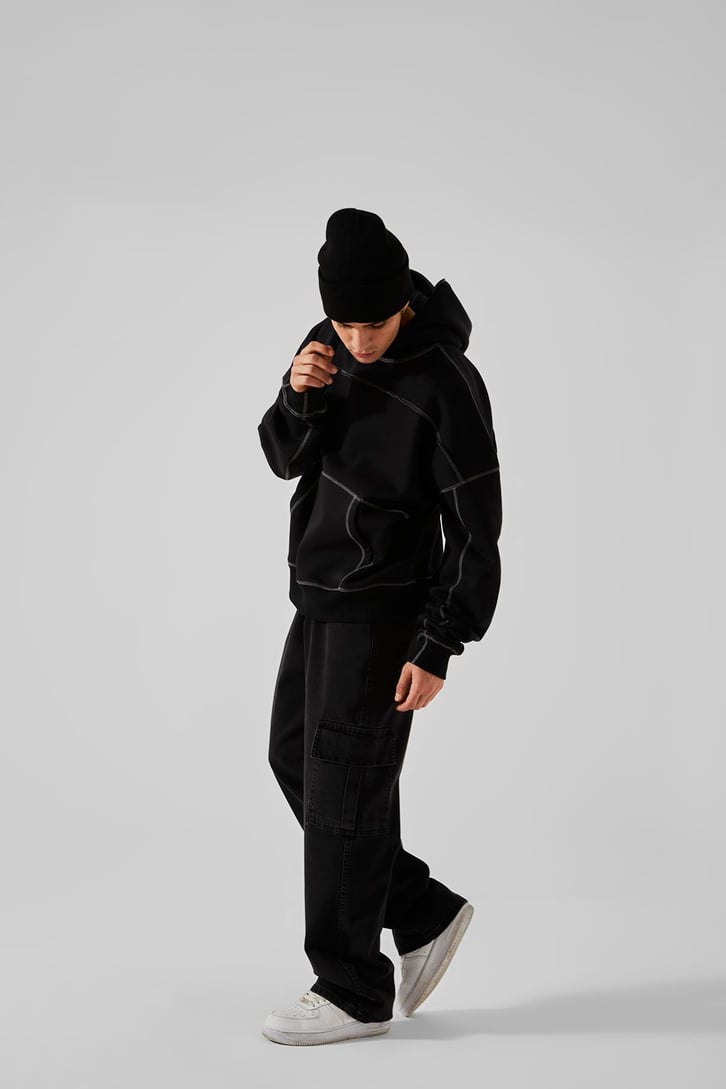 Flaw Atelier Kargo Cepli Dark Space Baggy Jean