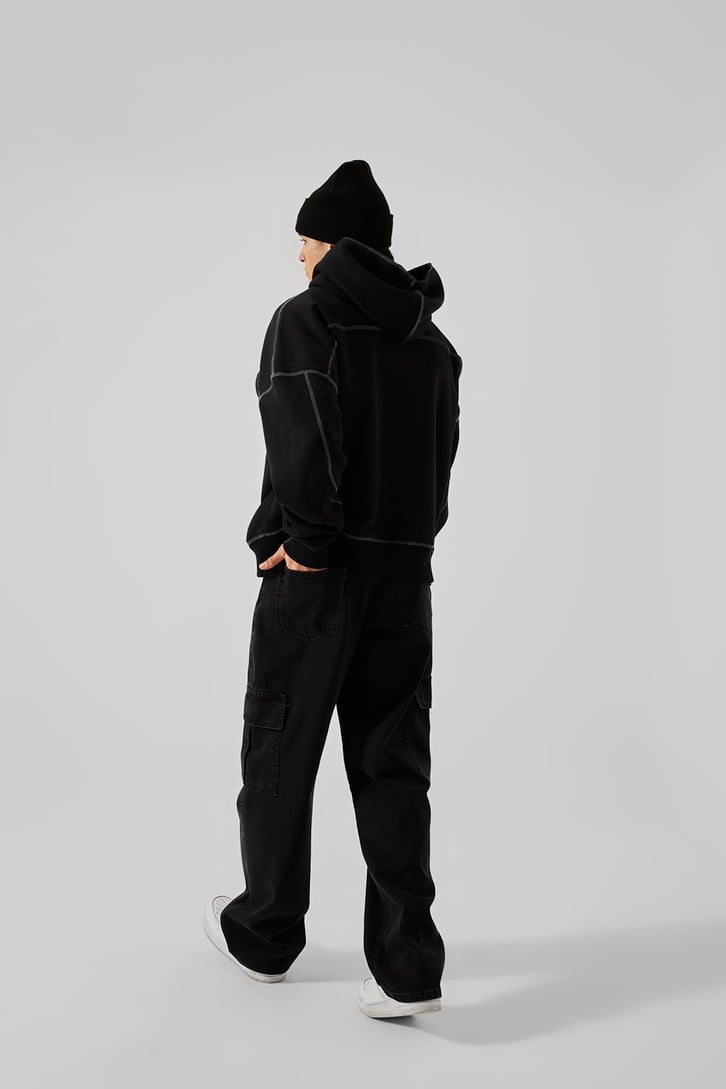 Flaw Atelier Kargo Cepli Dark Space Baggy Jean