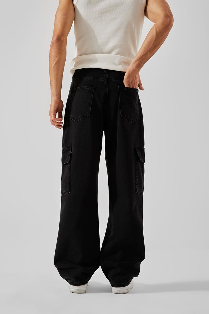 Flaw Atelier Kargo Cepli Dark Space Baggy Jean