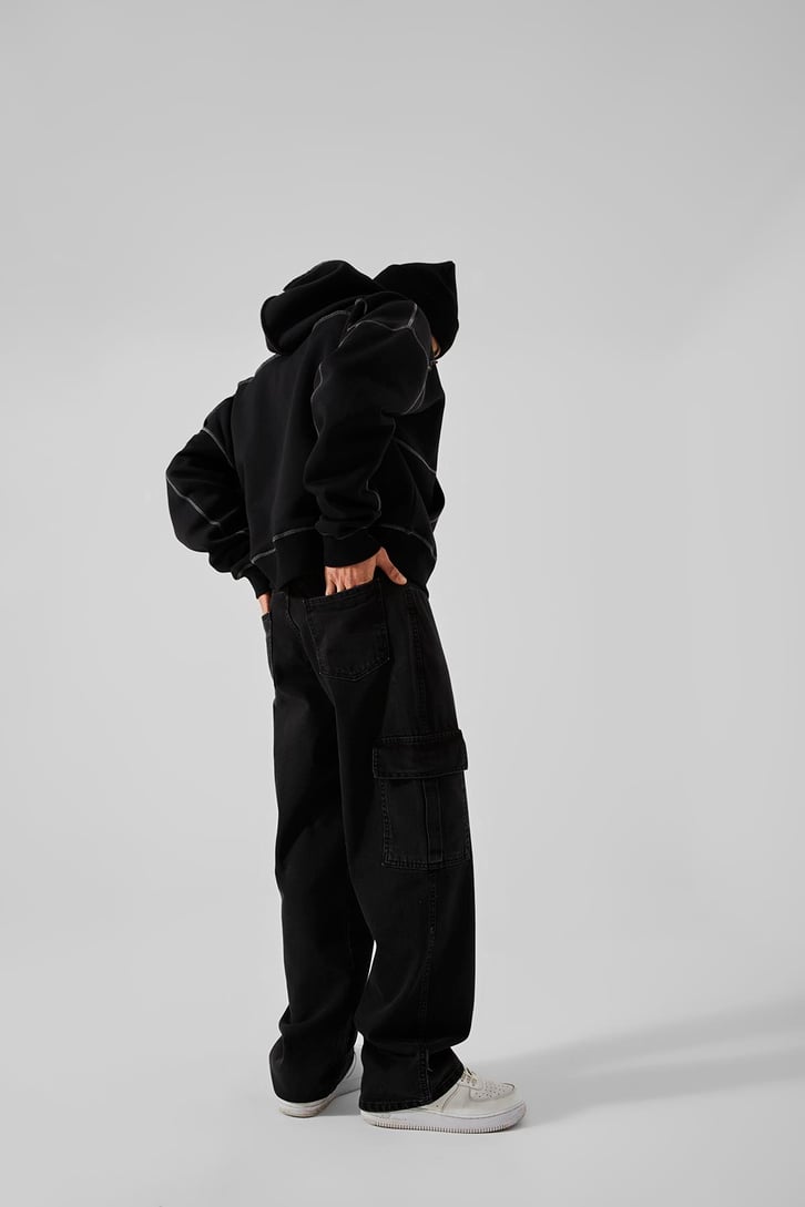 Flaw Atelier Kargo Cepli Dark Space Baggy Jean