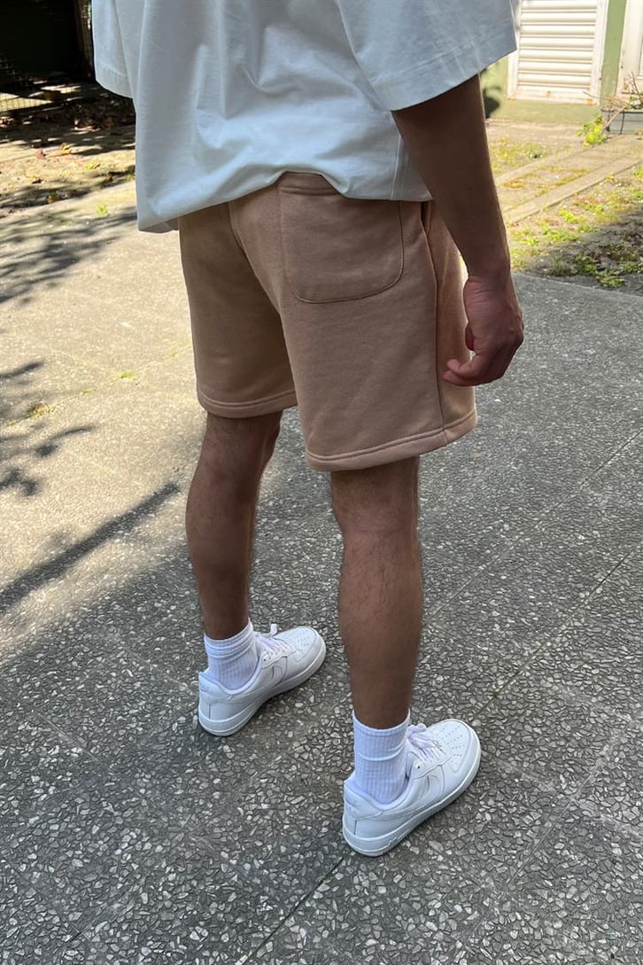 Flaw Atelier Nakışlı Latte Outfit Şort