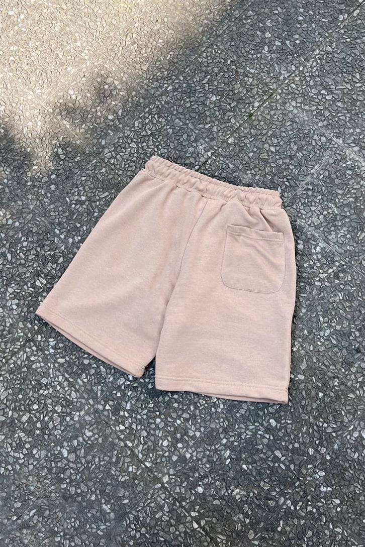 Flaw Atelier Nakışlı Latte Outfit Şort
