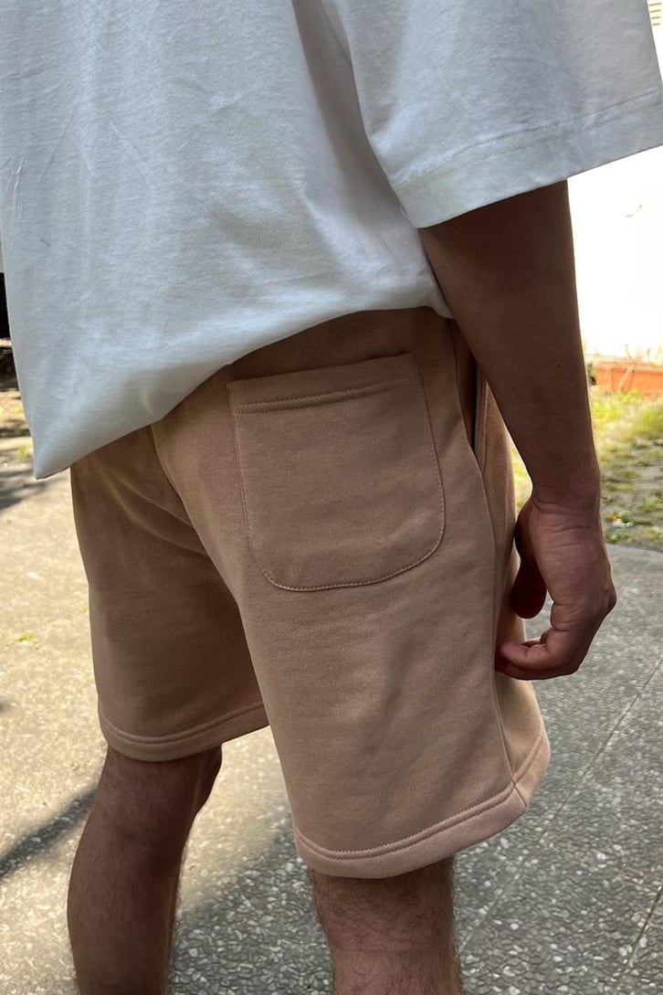 Flaw Atelier Nakışlı Latte Outfit Şort